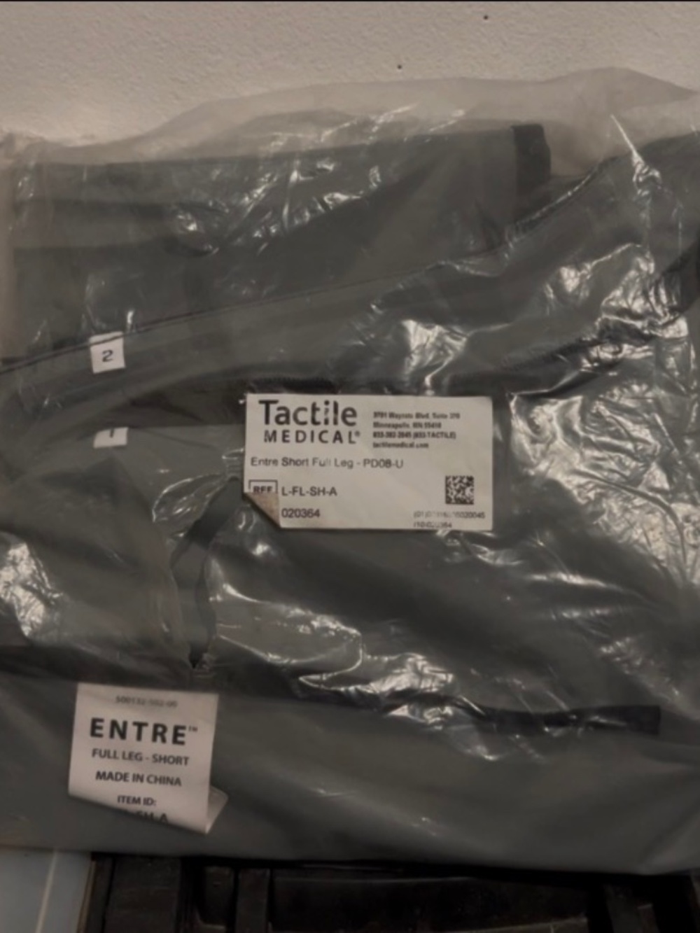 Tactile Medical Compression Short Full Leg - Entre Plus Sleeve
